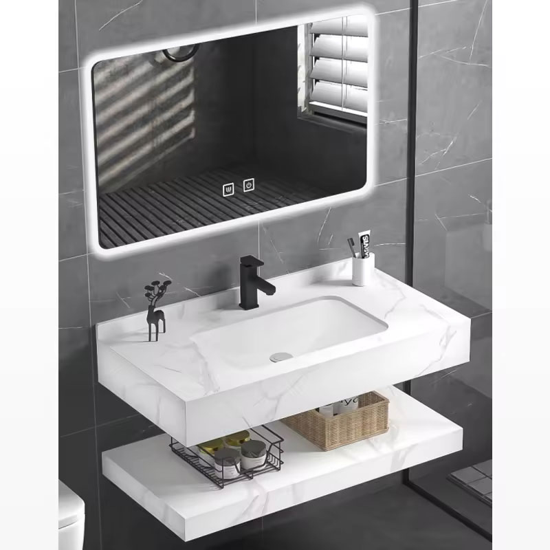 LED Mirror Bathroom Sink Cabinet